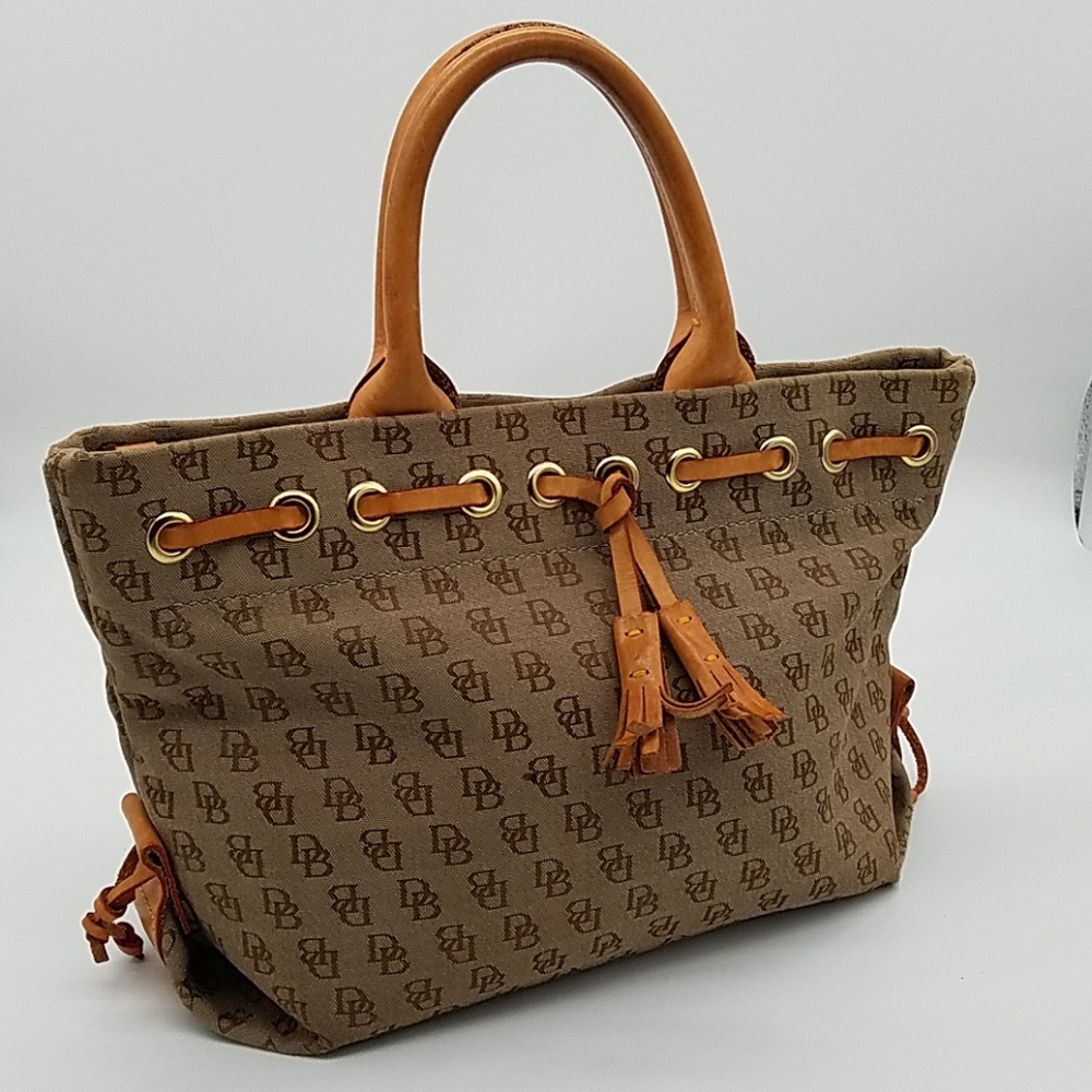 Vintage USA Dooney & Bourke small monogram purse